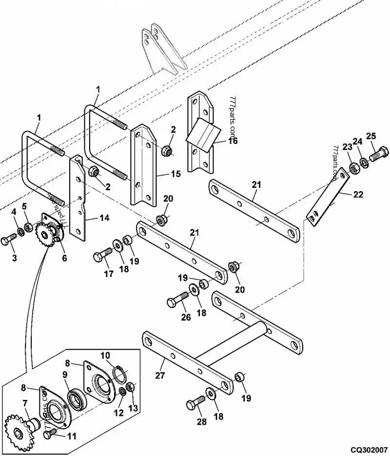 john deere m93504 parts diagram
