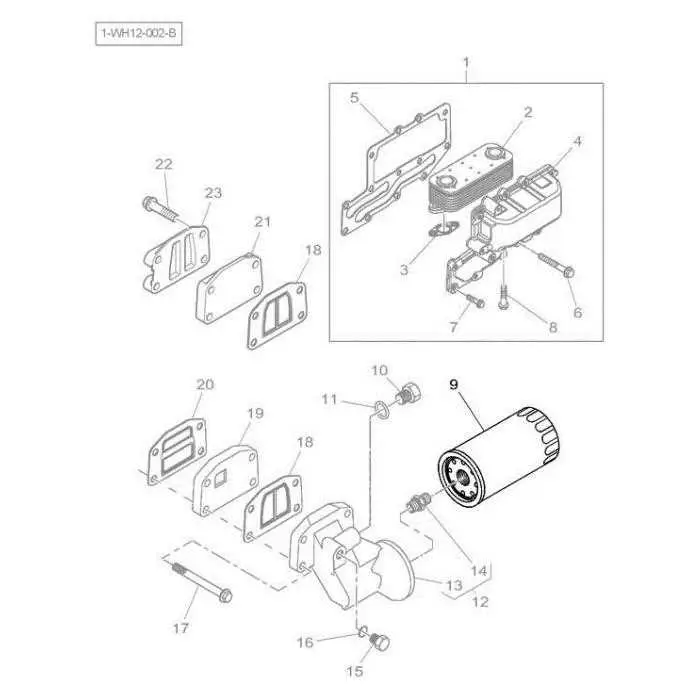 Diagrama del John Deere 7200 Syncro Trans