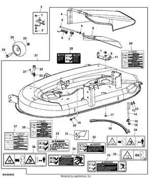 john deere la145 deck diagram