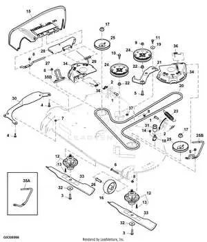 belt routing john deere 42 inch mower deck belt diagram