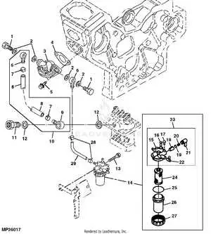 john deere t160 inline fuel line diagram