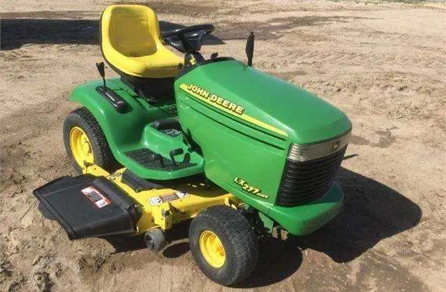 john deere lx277 mower deck belt diagram