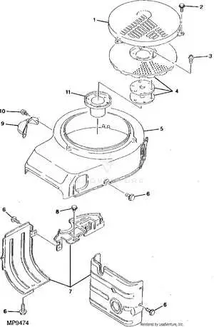 john deere gx95 parts diagram