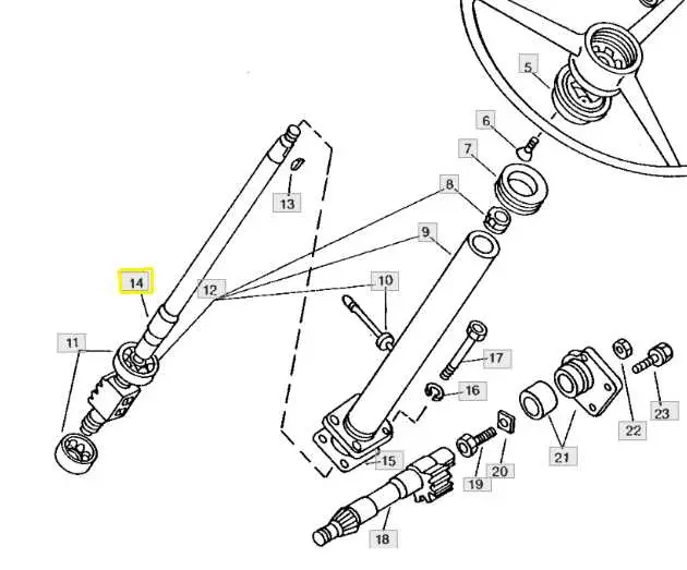 john deere mt worm shaft diagram