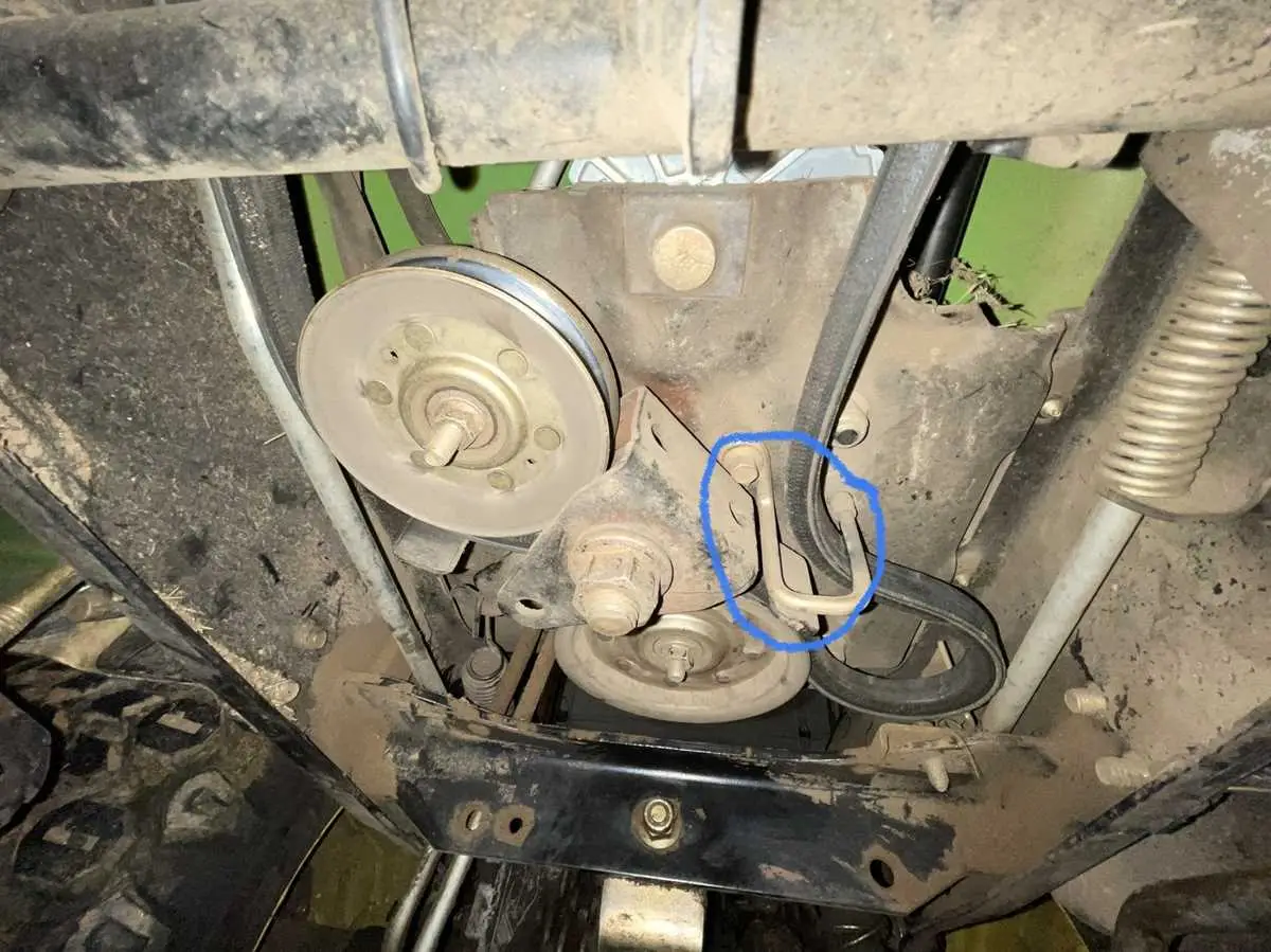 john deere v belt diagram