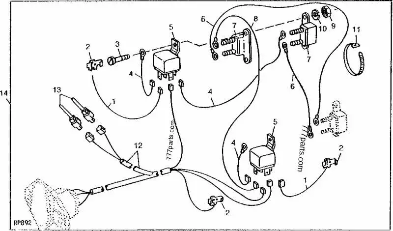 john deere 2640 wiring diagram