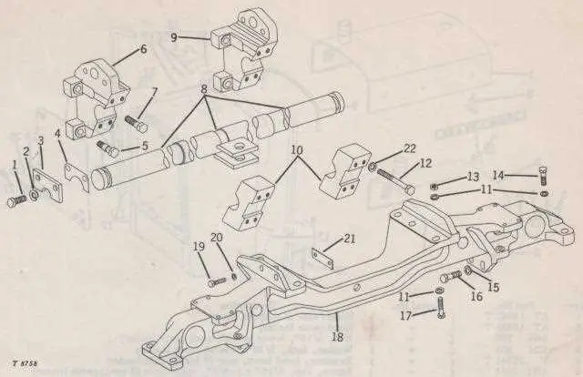 john deere 350 crawler throwout bearing bushing diagram