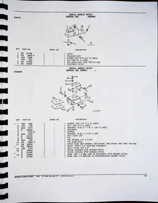 john deere 1209 haybine parts diagram
