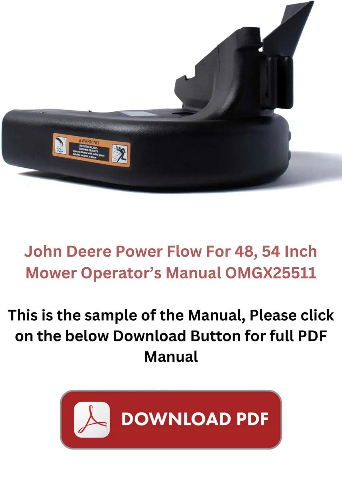 john deere pwrflo 54 mow diagram
