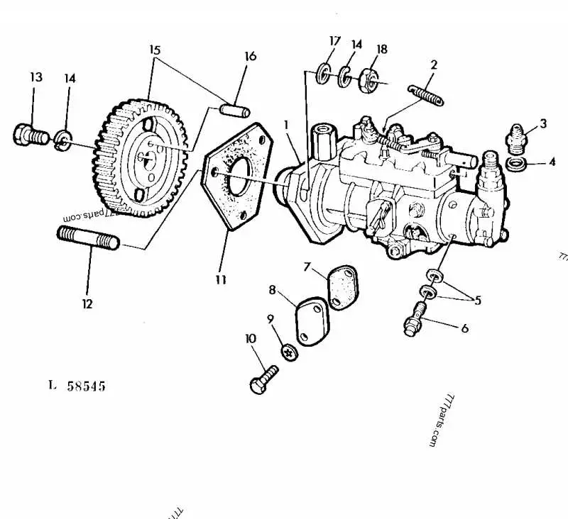 schematic diagram for a 7020 john deere fuel injector pump