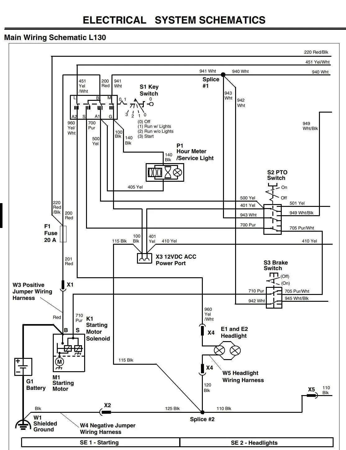 schematic wiring diagram for gx 55 john deere mowers