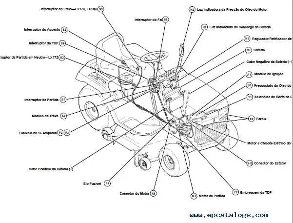 john deere lx188 engine diagram