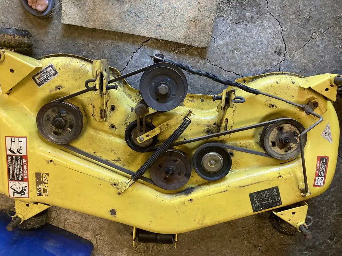 48 inch john deere mower deck belt diagram 48 inch john deere mower deck belt diagram