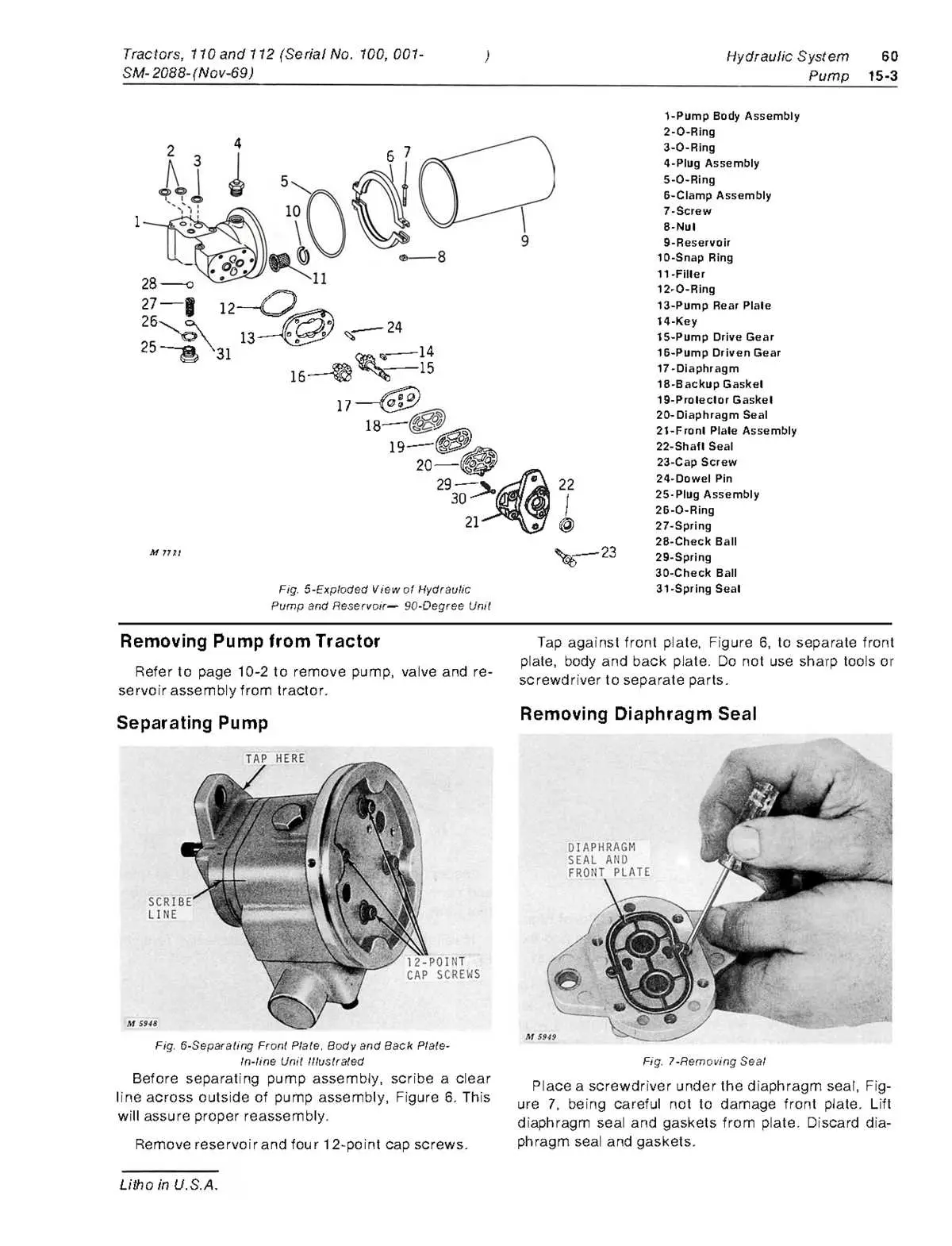 1968 john deere 110 parts diagram