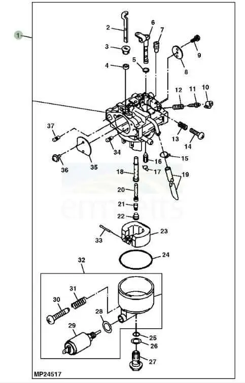 john deere lx279 mower belt diagram