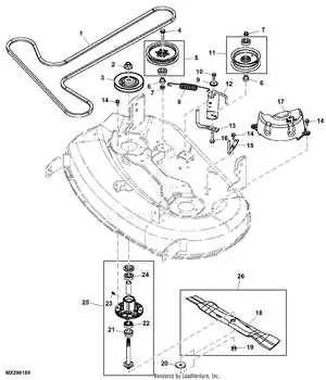 john deere eztrak z255 belt diagram