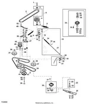 john deere 325 mower parts diagram