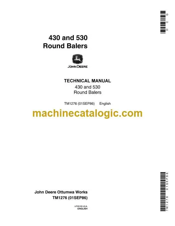 john deere 430 baler chain diagram