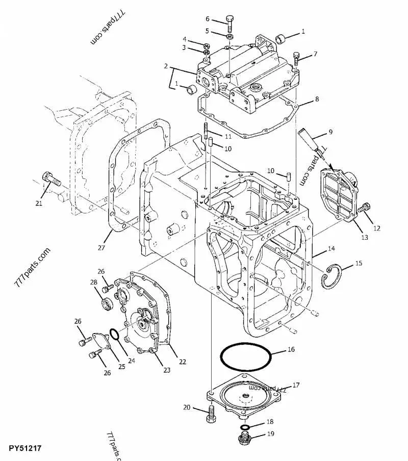 john deere h717a parts diagram