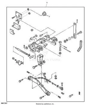 john deere 2210 3 point hitch parts diagram