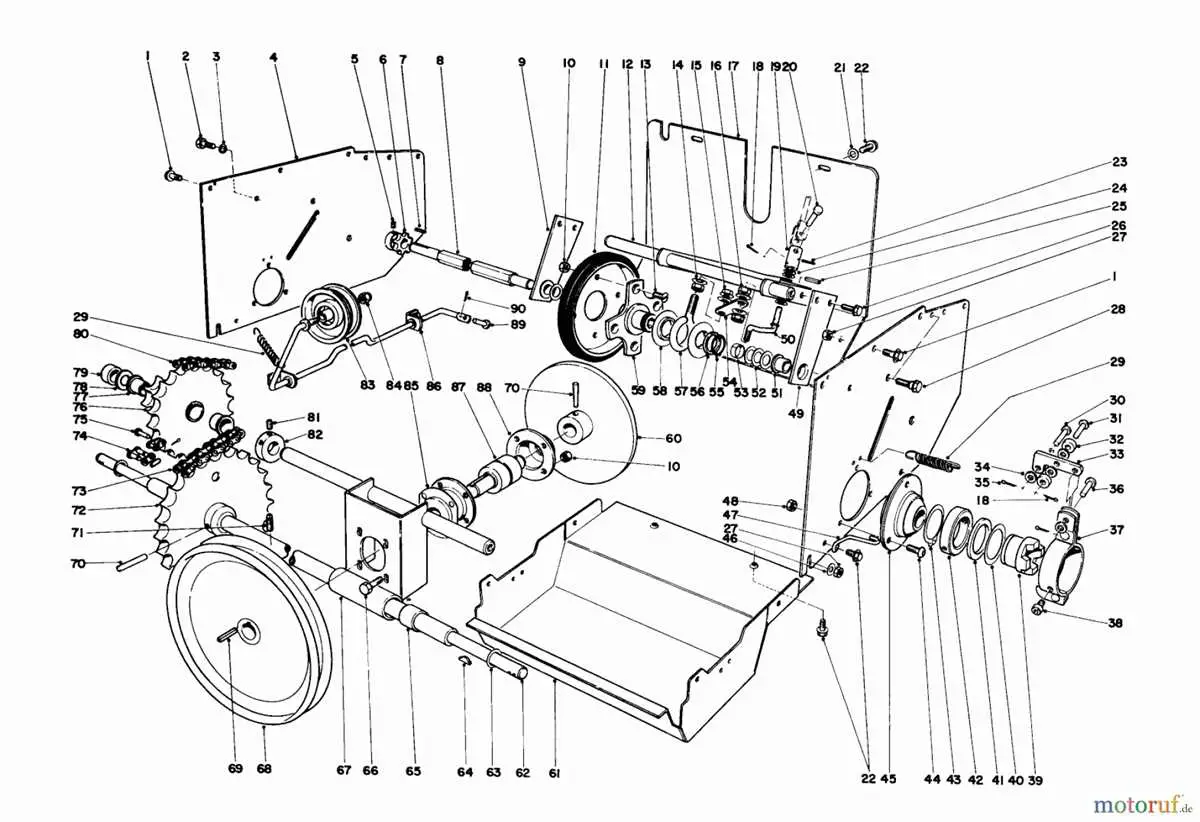 john deere 726 snowblower parts diagram