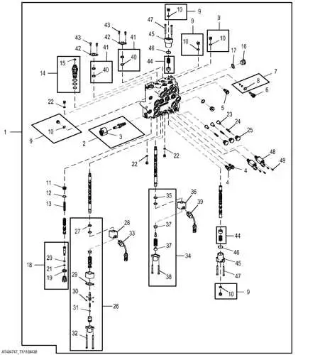 john deere 318 e parts diagram