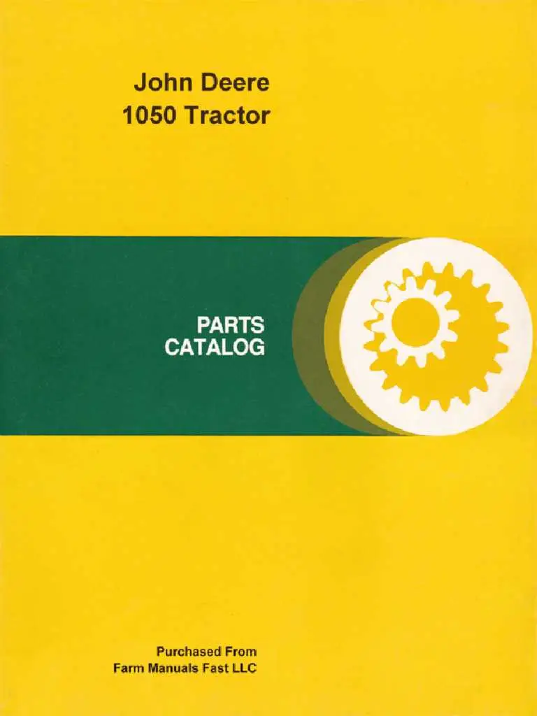 john deere 1050 tractor parts diagram