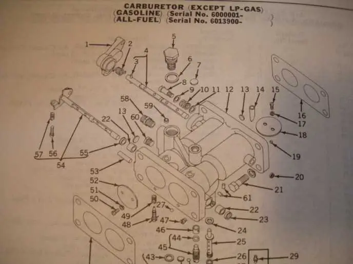 john deere 620 carburetor diagram