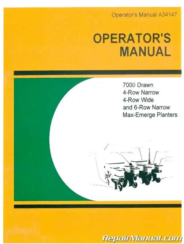 john deere 7000 4 row planter diagram