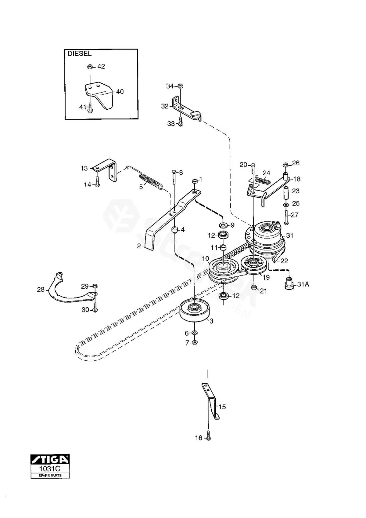 john deere f935 pto shaft diagram