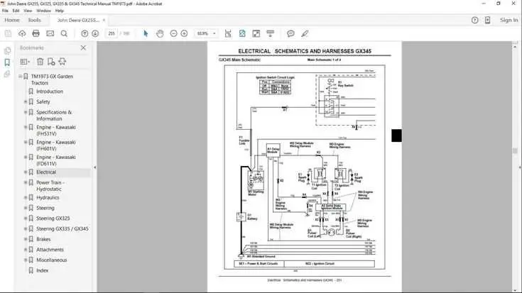 john deere x534 wiring diagram
