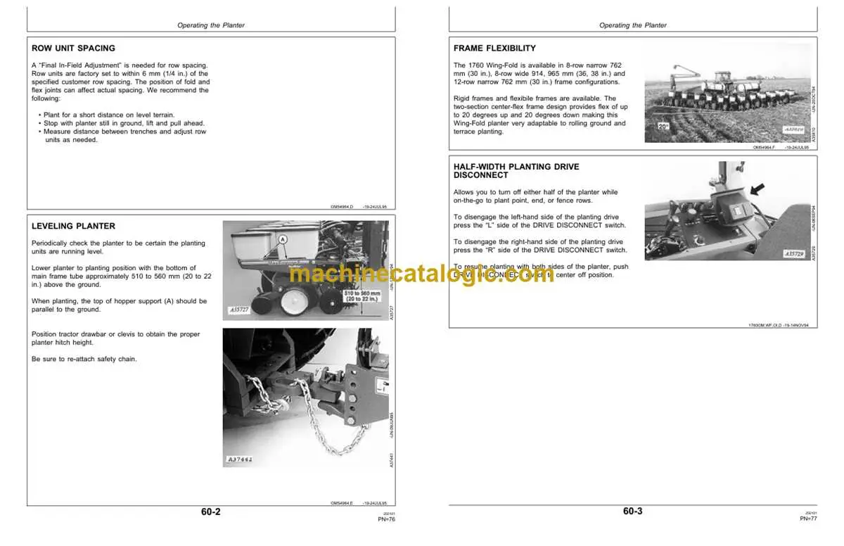 john deere 1760 planter parts diagram