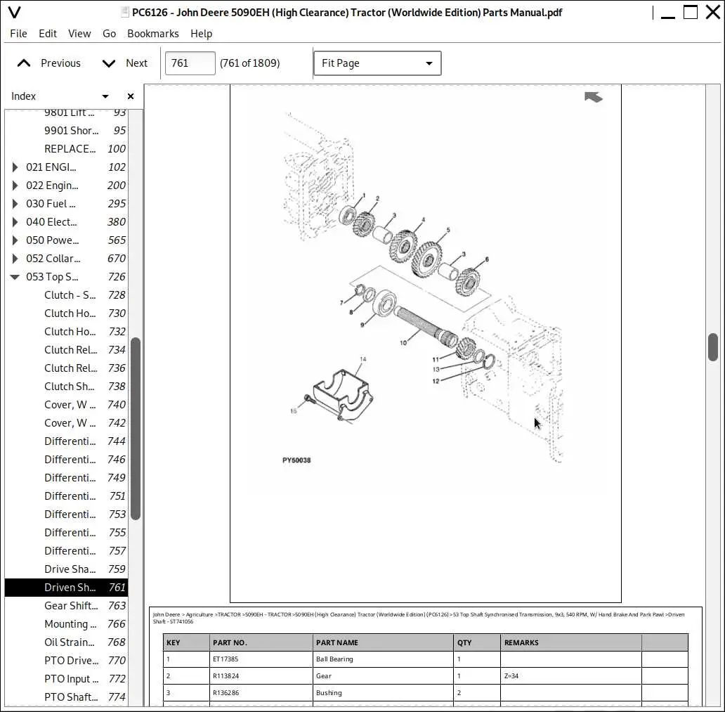 john deere 670 parts diagram