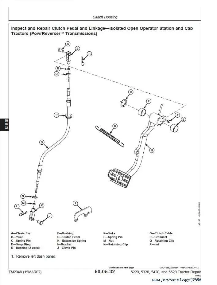 5420 john deere tractor fuse panel diagram