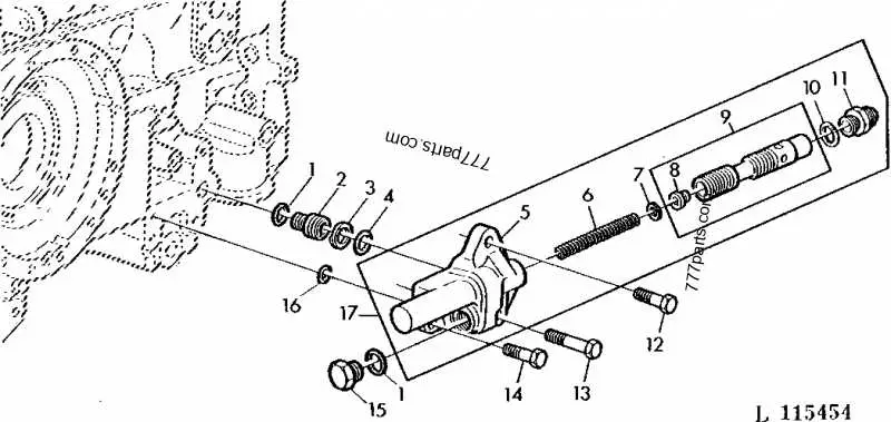 john deere 2040 hydraulic control valve parts diagram