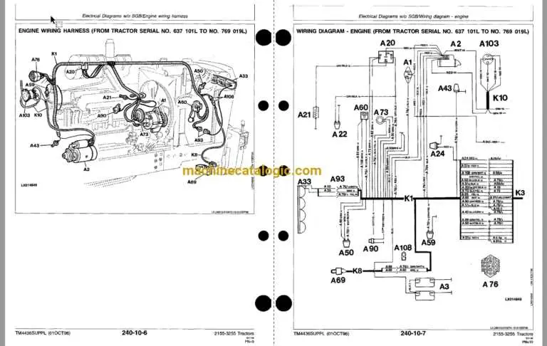 john deere 2155 electrical diagram