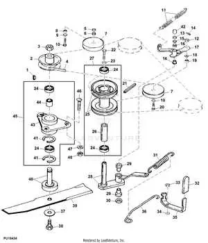 xt 46 john deere deck belt threading diagram