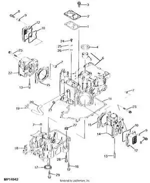 john deere 345 engine diagram