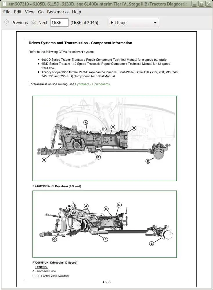 john deere 4 wheeldrive diagram