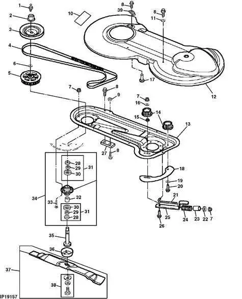 john deere 155c mower deck belt diagram john deere 155c mower deck belt diagram