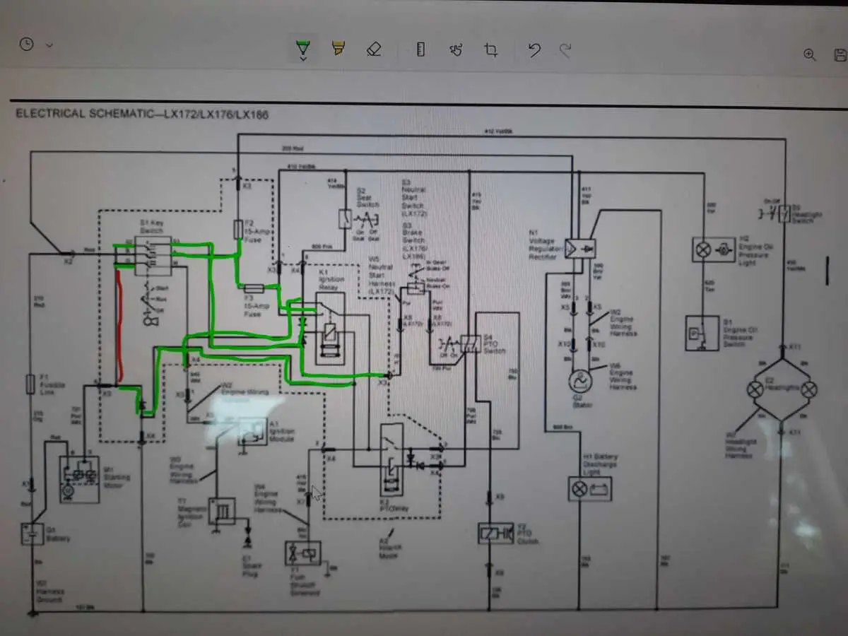 john deere 60 starter electrical diagram