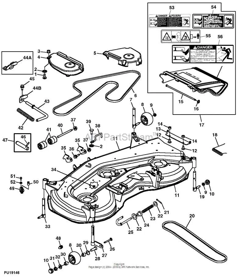 john deere 345 48 deck belt diagram john deere 345 48 deck belt diagram