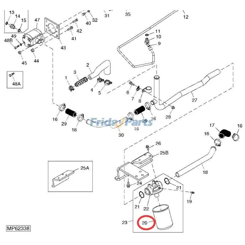 john deere 5203 parts diagram