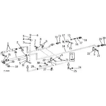 john deere 644c steering composnent diagram