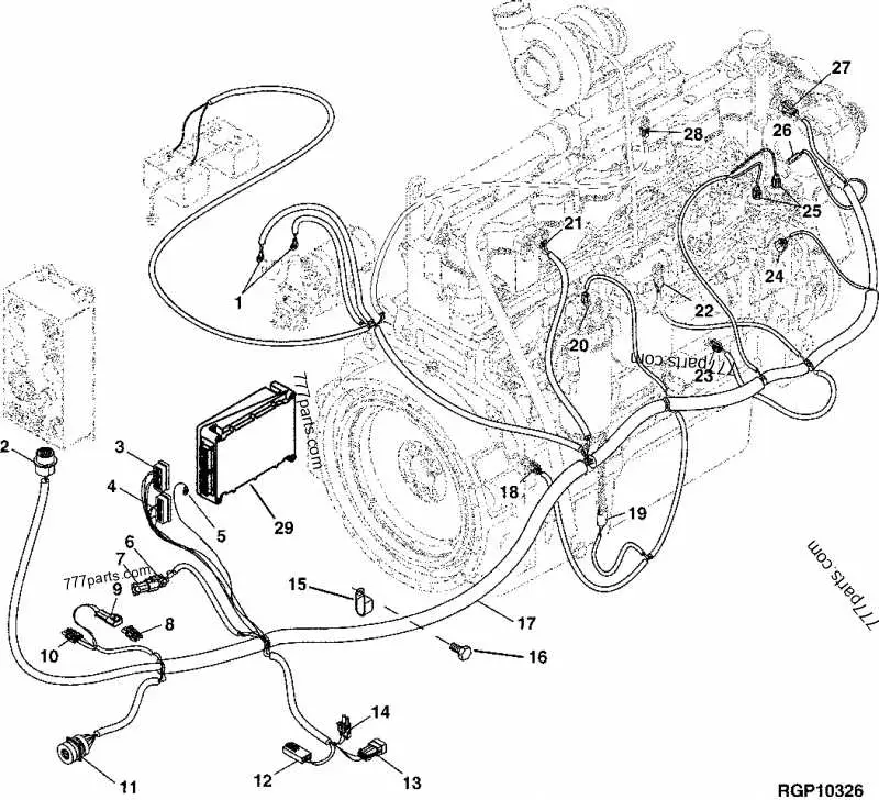 wiring diagram for john deere l118