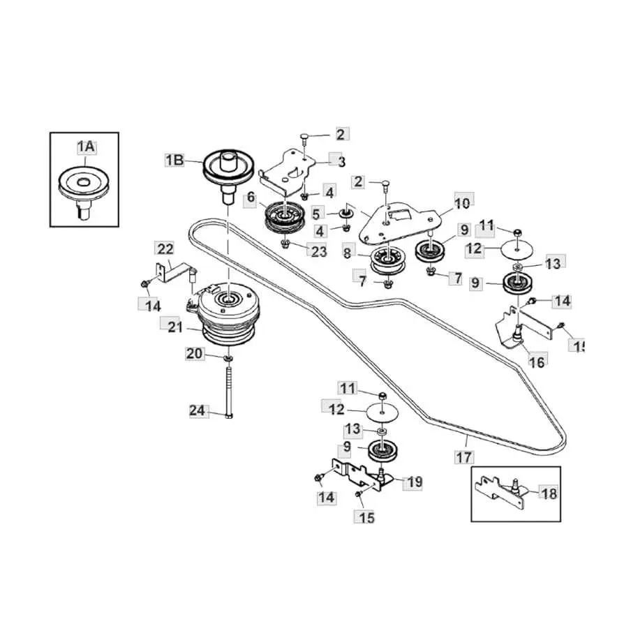 john deere 4520 belt diagram