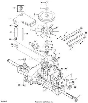 john deere x300r parts diagram