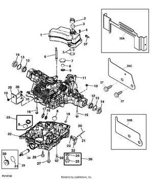 john deere x540 parts list diagram