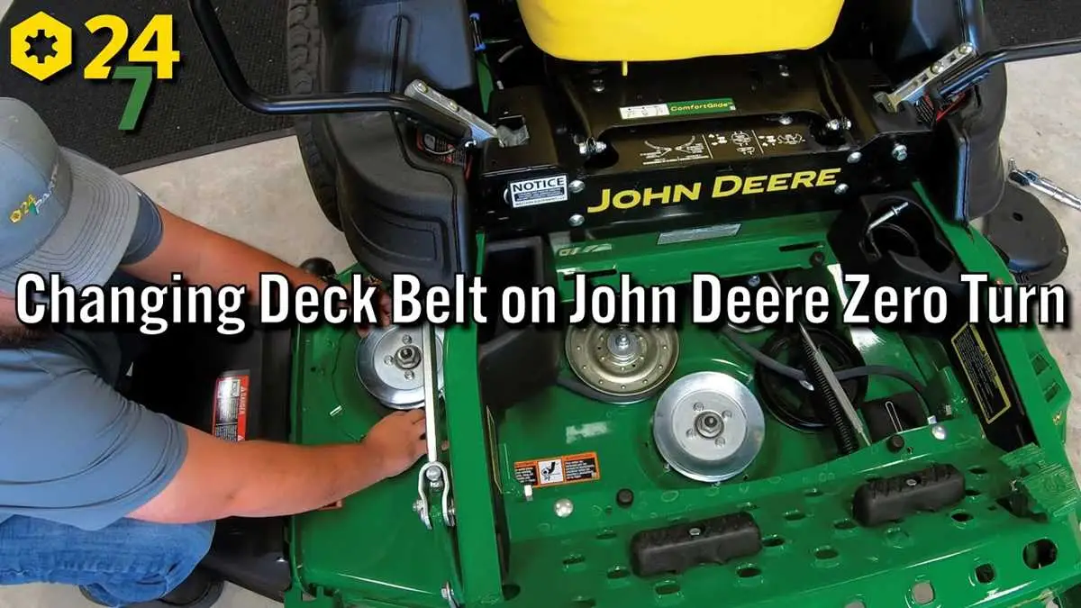 john deere ztrak mower belt diagram