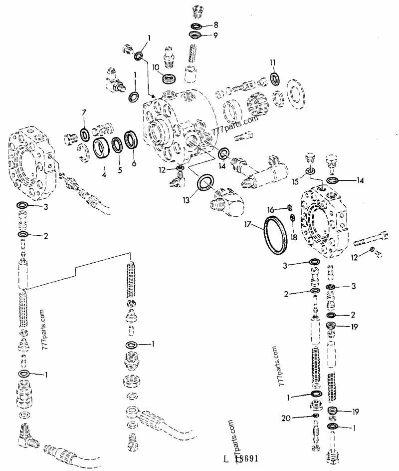 john deere hydraulic pump parts diagram
